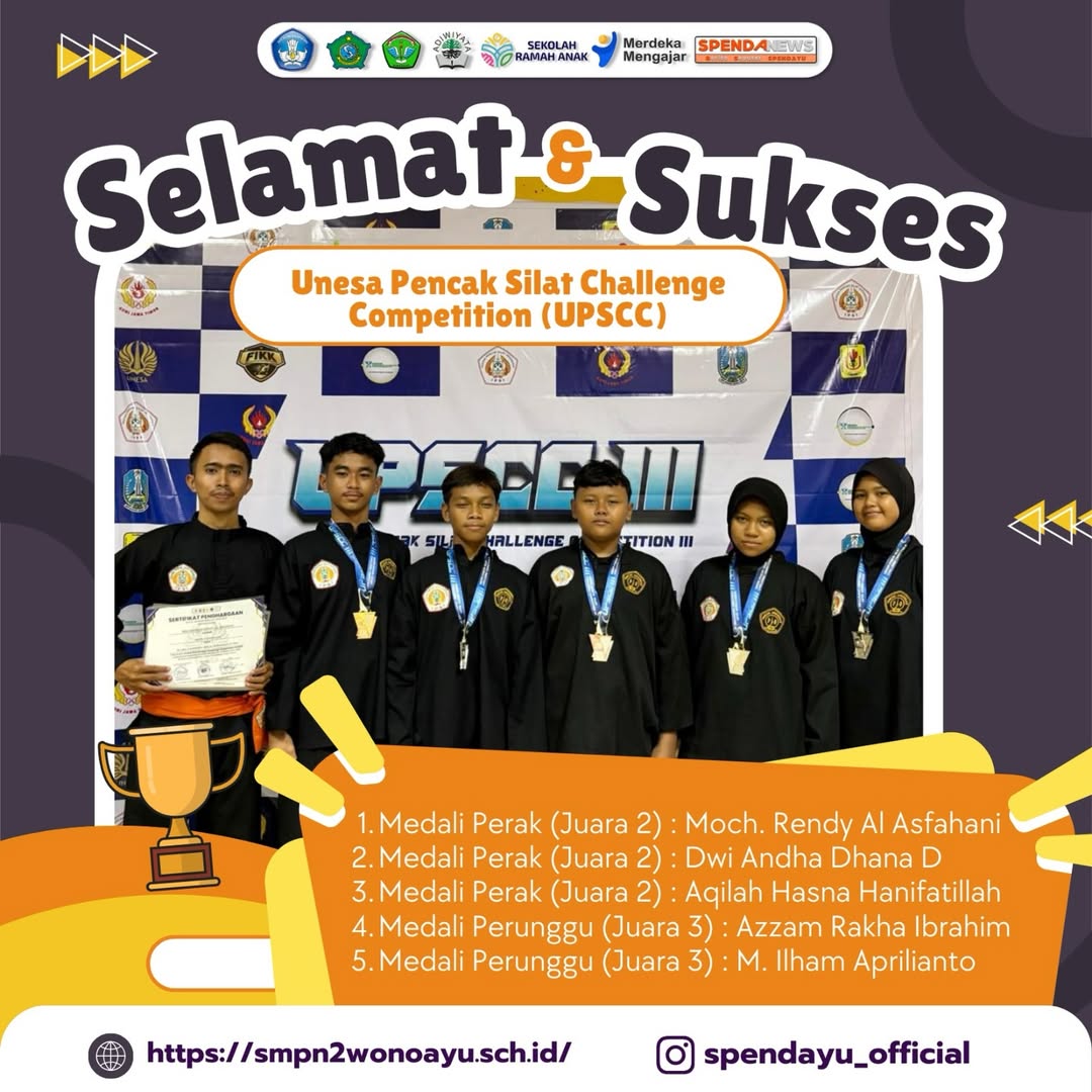 Prestasi juara Pencak Silat Unesa Competition (UPSCC)